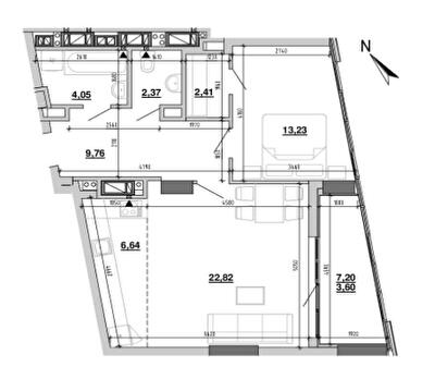 2-комнатная 62.84 м² в ЖК Містечко Підзамче от 22 151 грн/м², Львов