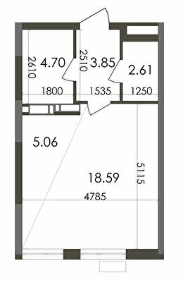 1-комнатная 34.81 м² в ЖК Star City от 27 760 грн/м², Киев
