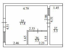 1-комнатная 24.6 м² в ЖК Sun City Клубный от 19 550 грн/м², г. Боярка