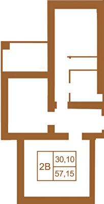 2-комнатная 57.15 м² в ЖК Сады Вишневые от 28 000 грн/м², г. Вишневое
