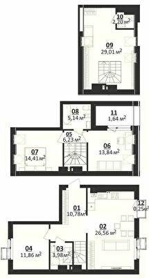 Дворівнева 125.9 м² в ЖК Білий Шоколад.Center від 15 100 грн/м², с. Білогородка