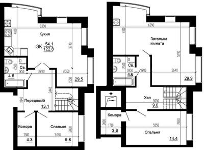 Двухуровневая 122 м² в ЖК Bavaria City от 18 000 грн/м², с. Крюковщина