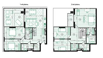 Дворівнева 183.97 м² в ЖК Creator City від 63 684 грн/м², Київ