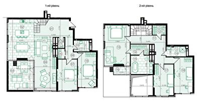 Дворівнева 203.07 м² в ЖК Creator City від 62 970 грн/м², Київ
