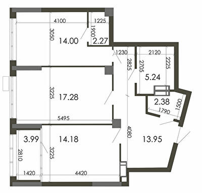 2-комнатная 73.29 м² в ЖК Star City от 24 095 грн/м², Киев