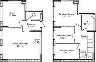 Дворівнева 99.14 м² в ЖК City Park від 18 400 грн/м², м. Ірпінь