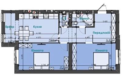 2-кімнатна 72.01 м² в ЖК Like Home від 18 000 грн/м², м. Ірпінь