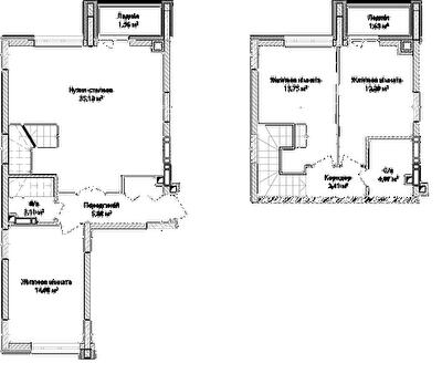 Дворівнева 94.63 м² в ЖК Синергія Сіті від 22 500 грн/м², м. Ірпінь