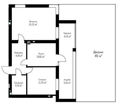 2-кімнатна 67.63 м² в ЖК Cherry House 3 від 16 000 грн/м², смт Гостомель