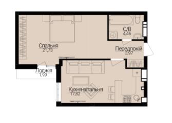 1-кімнатна 48.94 м² в ЖК Гостомель Residence від 22 500 грн/м², смт Гостомель