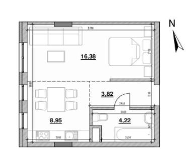Студия 33.37 м² в ЖК Велика Британія от 31 823 грн/м², Львов
