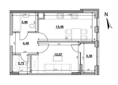 1-комнатная 40.1 м² в ЖК Велика Британія от 31 513 грн/м², Львов