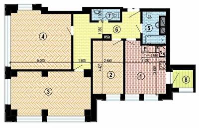 3-кімнатна 91.26 м² в БФК Twenty two від 29 450 грн/м², Харків