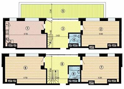 Дворівнева 155.54 м² в БФК Twenty two від 29 450 грн/м², Харків