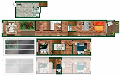 Дворівнева 170.2 м² в КБ Greenhouse від 29 100 грн/м², Київ