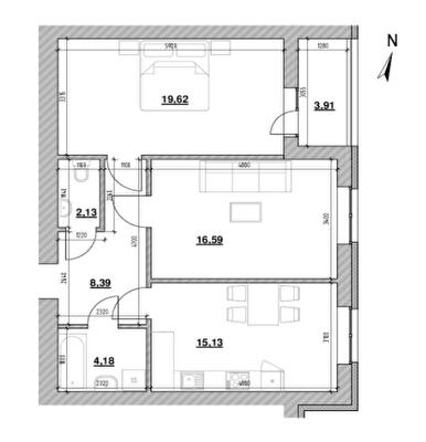 2-кімнатна 71.22 м² в ЖК Шенген від 27 915 грн/м², Львів