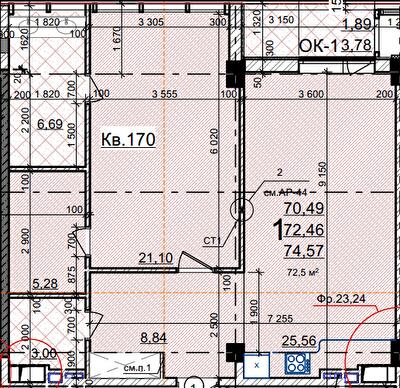 2-кімнатна 74.57 м² в ЖК Green Wood від 52 800 грн/м², Одеса