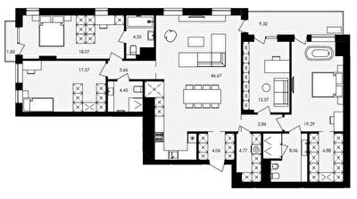 4-комнатная 157.58 м² в ЖК Avalon Yard от 29 000 грн/м², Львов