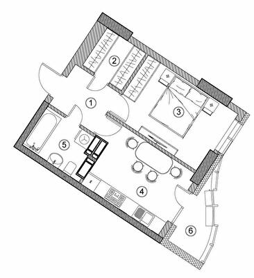1-кімнатна 37.75 м² в ЖК Aria від 84 000 грн/м², Київ
