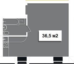 1-кімнатна 36.5 м² в ЖК Винна Гора від 22 500 грн/м², м. Винники