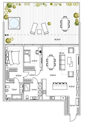 2-комнатная 137.9 м² в ЖК Lion Hills от 56 850 грн/м², с. Лесники