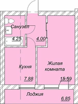 Однокомнатные в ЖК Левобережный