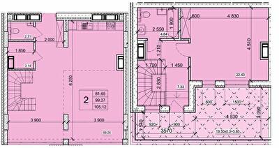 Двухуровневая 105.12 м² в ЖК Смарт Сити от 22 500 грн/м², Житомир
