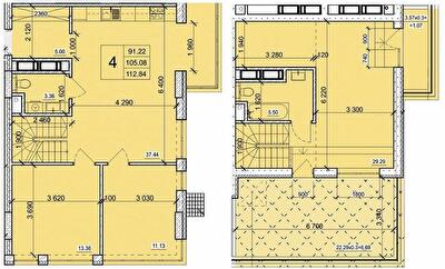 Двухуровневая 112.84 м² в ЖК Смарт Сити от 22 500 грн/м², Житомир