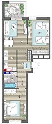 2-кімнатна 64.78 м² в ЖК MAVERICK RESIDENTIAL COMPLEX від 28 950 грн/м², Київ