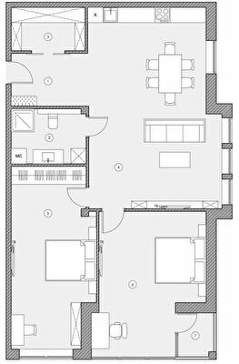 3-кімнатна 98.22 м² в ЖК Ренесанс від 27 000 грн/м², Запоріжжя