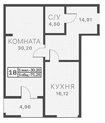 Однокомнатные в ЖК L7 House