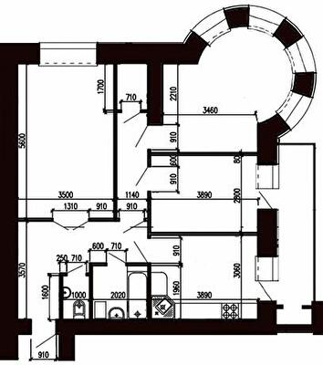 3-кімнатна 84.21 м² в ЖК на вул. Володимира Великого від 16 800 грн/м², Тернопіль