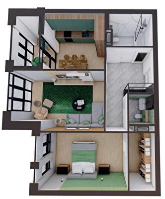 2-кімнатна 80.9 м² в ЖК Замкова Брама від 41 800 грн/м², м. Біла Церква
