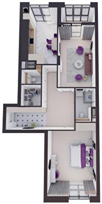 2-кімнатна 97.2 м² в ЖК Замкова Брама від 41 800 грн/м², м. Біла Церква