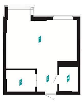 1-кімнатна 44 м² в ЖК Manhattan від 29 500 грн/м², Івано-Франківськ