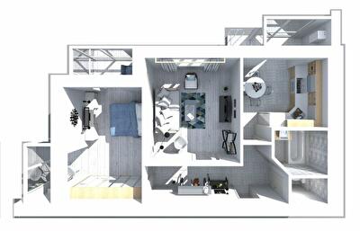 2-кімнатна 69.7 м² в ЖК Living Park "Нова Будова-2" від 29 850 грн/м², с. Мукша Китайгородська