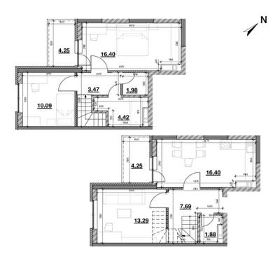 Двухуровневая 84.1 м² в ЖК OK`LAND от 39 080 грн/м², Киев