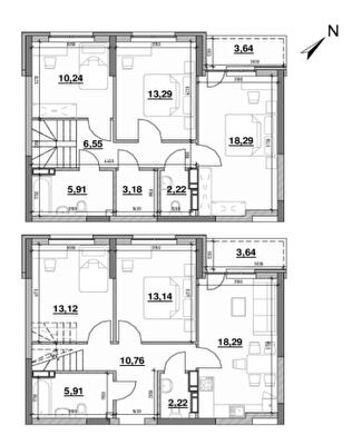 Двухуровневая 130.4 м² в ЖК OK`LAND от 27 069 грн/м², Киев