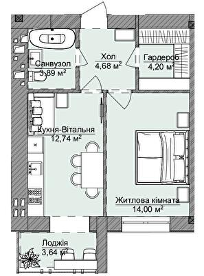 Однокомнатные в ЖК Теплый дом Plus