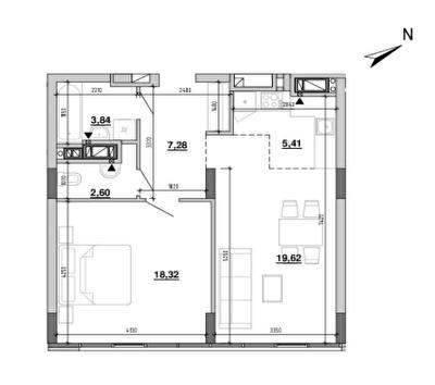 2-комнатная 57.07 м² в ЖК Містечко Підзамче от 27 315 грн/м², Львов