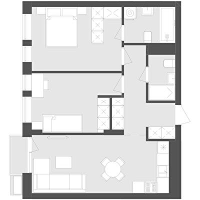 2-комнатная 62.65 м² в ЖК Avalon Yard от 27 500 грн/м², Львов
