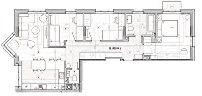 3-комнатная 85.2 м² в ЖК Hygge от 28 050 грн/м², Львов