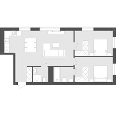 2-кімнатна 70.69 м² в ЖК Avalon Holiday від 20 000 грн/м², с. Сокільники