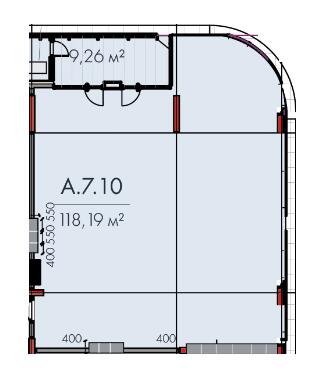 Свободная планировка 118.19 м² в ЖК Avenue 25 от 48 550 грн/м², Днепр