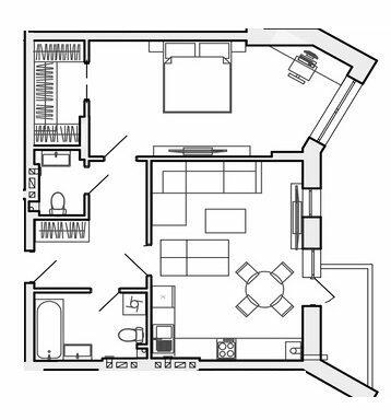 1-кімнатна 63.11 м² в ЖК на вул. Коновальця від 17 000 грн/м², Тернопіль