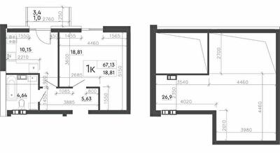 Дворівнева 67.13 м² в ЖК Scandia від 22 000 грн/м², м. Бровари