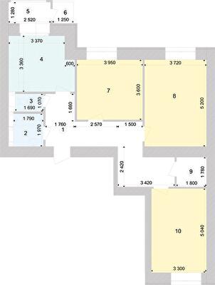 3-комнатная 91.2 м² в ЖК Голосеевская Долина от 30 300 грн/м², Киев