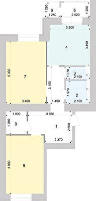 2-комнатная 72.83 м² в ЖК Голосеевская Долина от 31 300 грн/м², Киев