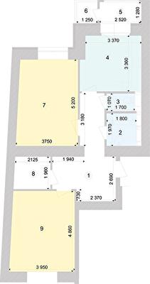 2-комнатная 75.32 м² в ЖК Голосеевская Долина от 30 800 грн/м², Киев