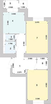 2-комнатная 76.92 м² в ЖК Голосеевская Долина от 30 800 грн/м², Киев